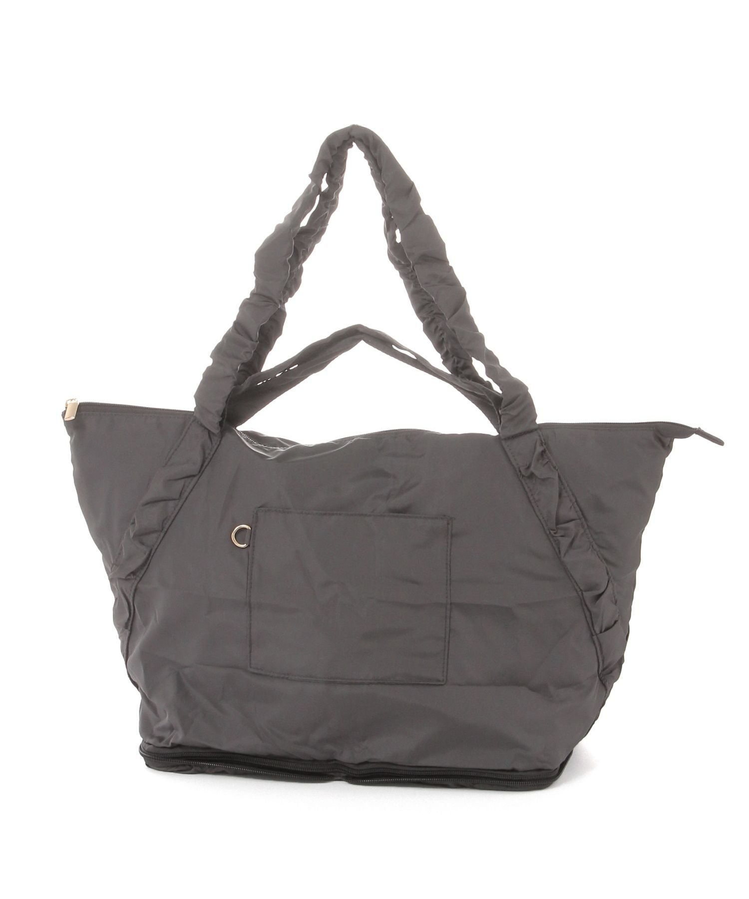 【SALE／30%OFF】GLOBAL WORK スッキャリパッカブルトート/一部店舗限定/325963 グローバルワーク バッグ トートバッグ ホワイト ブラック グリーン グレー stylife-15092130 Rakuten Fashion サンプル画像3