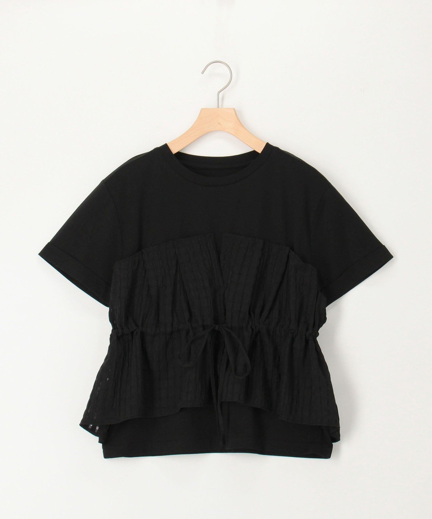 【SALE／40%OFF】MICO COULIER 《接触冷感》キャミソールTシャツ ノーリーズ トップス カットソー・Tシャツ ブラック ホワイト【送料無料】