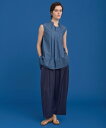 HOUSE OF LOTUS キュプラサテンフォルムパンツ ハウス オブ ロータス パンツ スラックス・ドレスパンツ カーキグリーン ネイビー【送料無料】