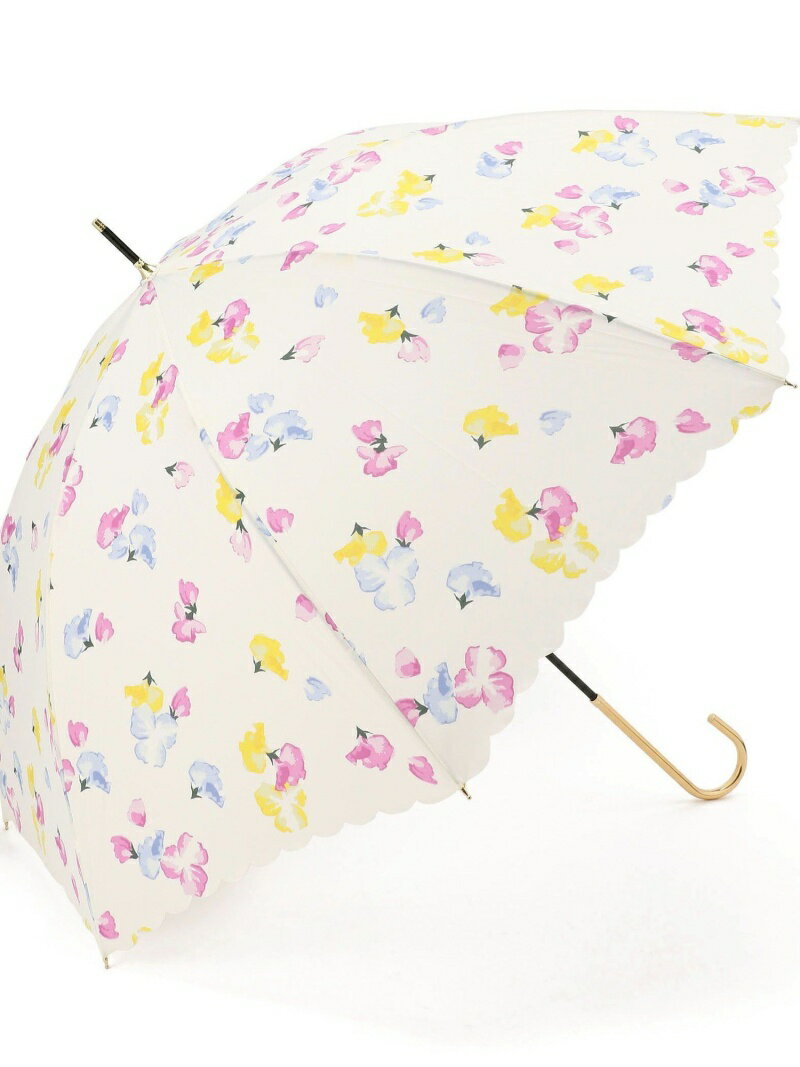 B'2nd Wpc.(ダブリュー・ピー・シー)晴雨兼用/LONGUMBRELLA/長傘/スイートピー/花柄 ビーセカンド アクセサリー・腕時計 その他のアクセサリー・腕時計 ホワイト ネイビーのサムネイル