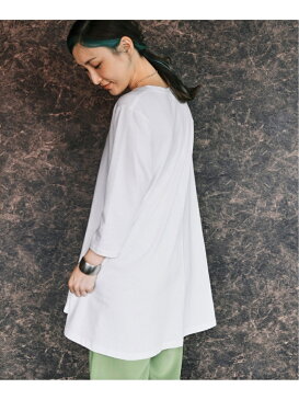 Bou Jeloud 【はあちゅうコラボ】美シルエットAラインカットソー ブージュルード カットソー Tシャツ ブラック ホワイト ピンク