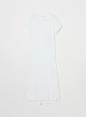 【SALE／50%OFF】three dots x RIKACO Organic cotton knit Tshirt dress スリードッツ ワンピース・ドレス ドレス ホワイト ブラック ネイビー【送料無料】