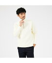 【SALE/36%OFF】ABAHOUSE LASTWORD 【定番人気】12ゲージ 畦編み ハーフジップ ニット アバハウス トップス ニット ブラック ネイ...
