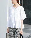 【SALE/30%OFF】URBAN RESEARCH コットンボイルシャーリングブラウス アーバンリサーチ トップス シャツ・ブラウス ブラック カーキグリーン ホワイト【送料無料】