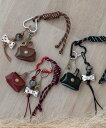 【SALE/37%OFF】aroco パラコード&モチーフバッグチャーム ヴィータフェリーチェ ファッション雑貨 チャーム・キーチェーン ブラウン ブラック レ...