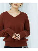 ROPE’ PICNIC ふわふわVネックニット ロペピクニック ニット ニットその他 レッド グレー ベージュ