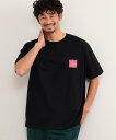 B:MING by BEAMS Manhattan Portage / ボックスロゴ プリントTシャツ ビーミング ライフストア バイ ビームス トップス カットソー Tシャツ ブラック ホワイト ベージュ パープル イエロー【送料無料】