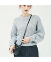 【SALE/20%OFF】Rouge vif la cle ラメ*モヘア ニットプルオーバー ルージュ・ヴィフ ラクレ トップス ニット ブルー ホワイト【送料...