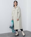 【SALE/50%OFF】BEAMS HEART WOMEN メルトン ハーフジップ ワンピース ビームス アウトレット ワンピース・ドレス その他のワンピース・ドレス ホワイト ブラック ベージュ