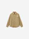 THE NORTH FACE ロングスリーブヌプシシャツ(キッズ) ザ・ノース・フェイス トップス ポロシャツ カーキグリーン ブラック【送料無料】