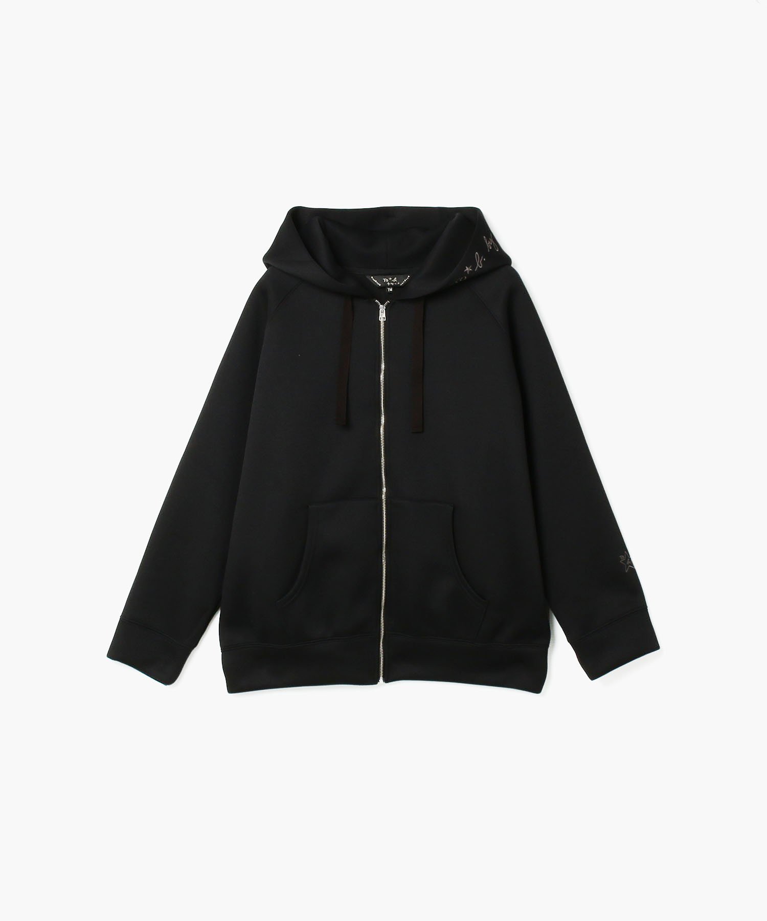 To b. by agnes b. WP64 HOODIE ニュープクプクジップフーディ アニエスベー トップス パーカー・フーディー ブラック