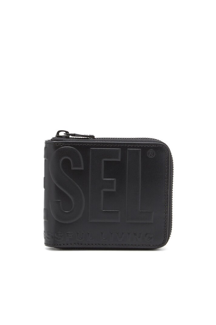 ディーゼル 財布（メンズ） DIESEL メンズ 二つ折りウォレット DSL 3D BI-FOLD COIN ZIP XS ディーゼル 財布・ポーチ・ケース 財布 ブラック【送料無料】