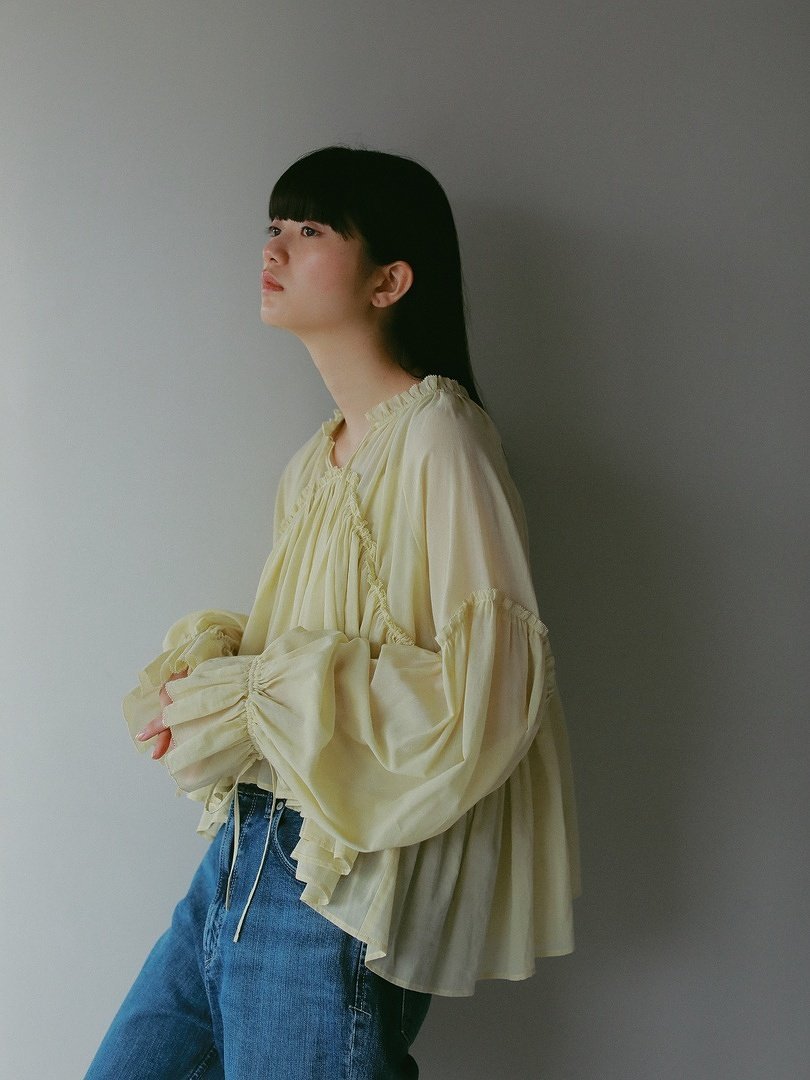 CASA FLINE コットンブラウス カーサフライン トップス シャツ・ブラウス イエロー【送料無料】のサムネイル