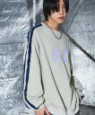 SAVEDGE FRINGE LINE METAL LOGO SWEAT JWA gbvX XEFbgEg[i[ O[yz