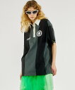 MAISON SPECIAL Oversize Rugby Shirt メゾンスペシャル トップス ポロシャツ ブラック ブルー ピンク【送料無料】