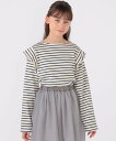 【SALE/30%OFF】SHIPS KIDS SHIPS KIDS:140~150cm / オーガニック コットン フリル プルオーバー シップス トップス カットソー・Tシャツ ピンク ネイビー【送料無料】