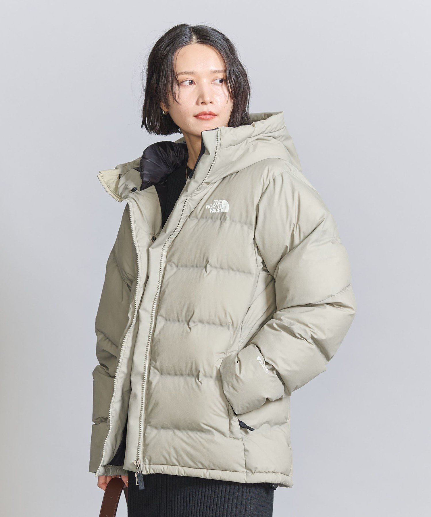 BEAUTY&YOUTH UNITED ARROWS ＜THE NORTH FACE＞BELAYER ビレイヤーパーカー ダウンジャケット ビューティー＆ユース　ユナイテッドアローズ ジャケット・アウター ダウンジャケット・ダウンベスト グレー ブラック【送料無料】のサムネイル