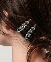 UNITED ARROWS <IRIS 47>KALEID 2セット ヘアピン ユナイテッドアローズ ヘアアクセサリー バレッタ・ヘアクリップ・ヘアピン ホワイ...