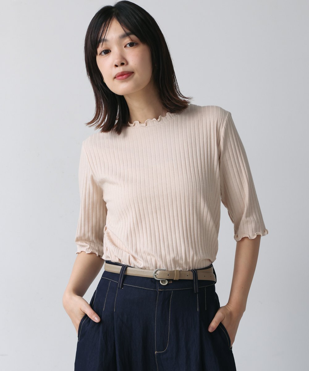 【SALE／40%OFF】Bou Jeloud ハーフスリーブカットソー バブ / ブージュルード トップス カットソー・Tシャツ ブルー ブラック グリーン ホワイトのサムネイル