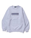 XLARGE FOOTBALL CREWNECK SWEATSHIRT XLARGE エクストララージ トップス スウェット・トレーナー ブラック グレー ネイビー【送料無料】
