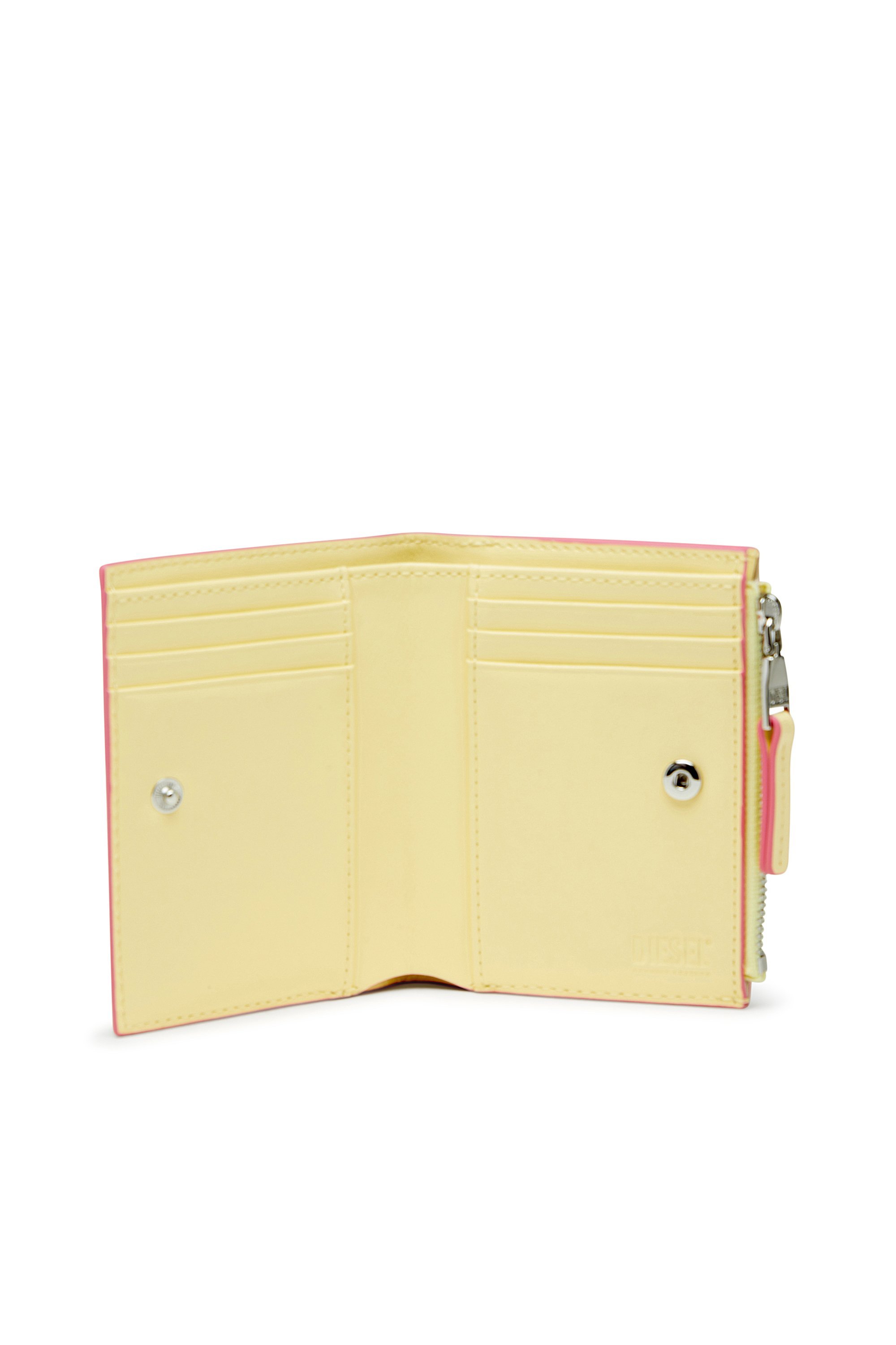 ウィメンズ 二つ折りウォレット 1DR BI-FOLD ZIP II ディーゼル 財布・ポーチ・ケース 財布 イエロー