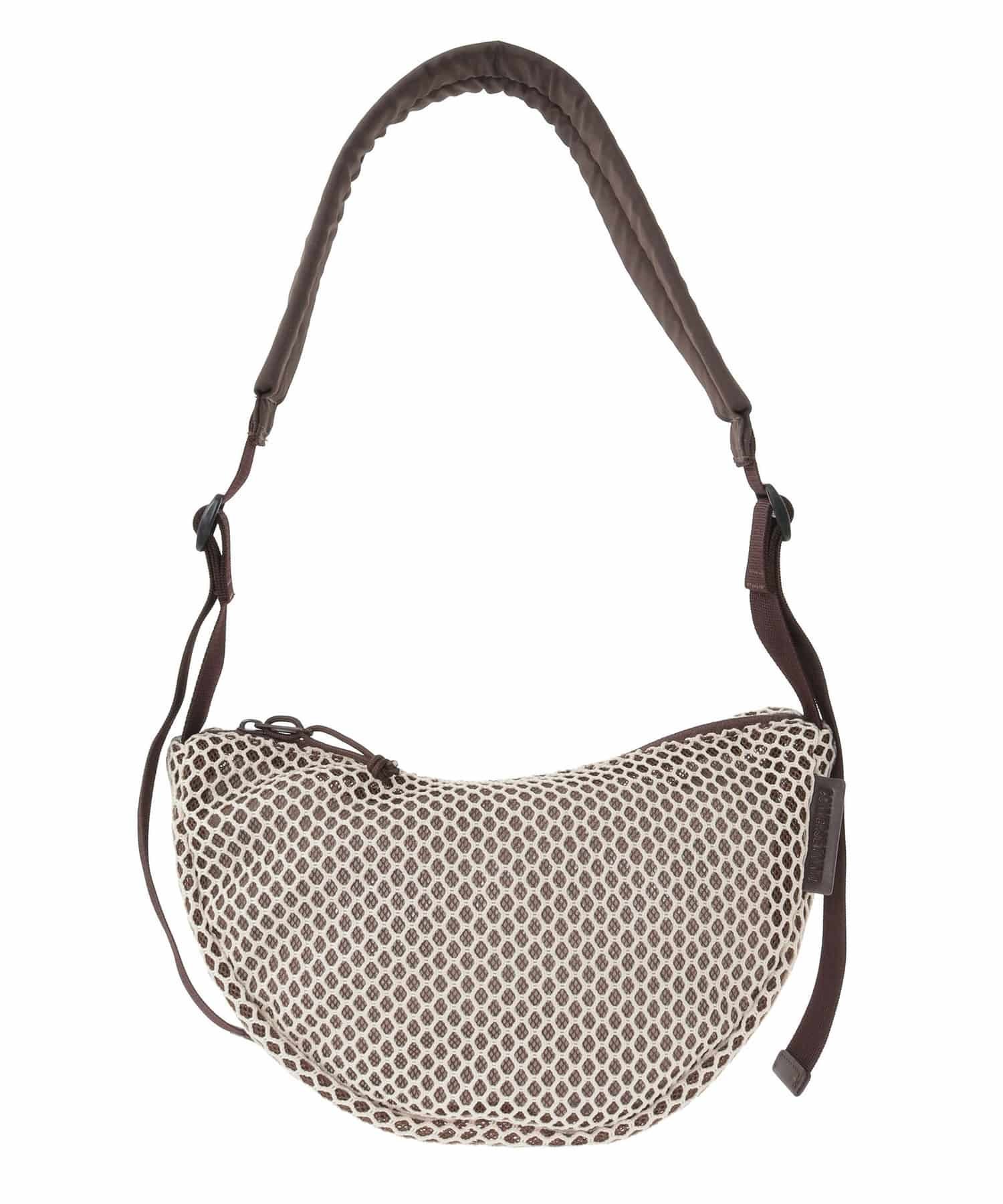 CONVERSE TOKYO MESH MOON SHOULDER BAG コンバーストウキョウ バッグ ショルダーバッグ ブラック グレー ベージュ【送料無料】