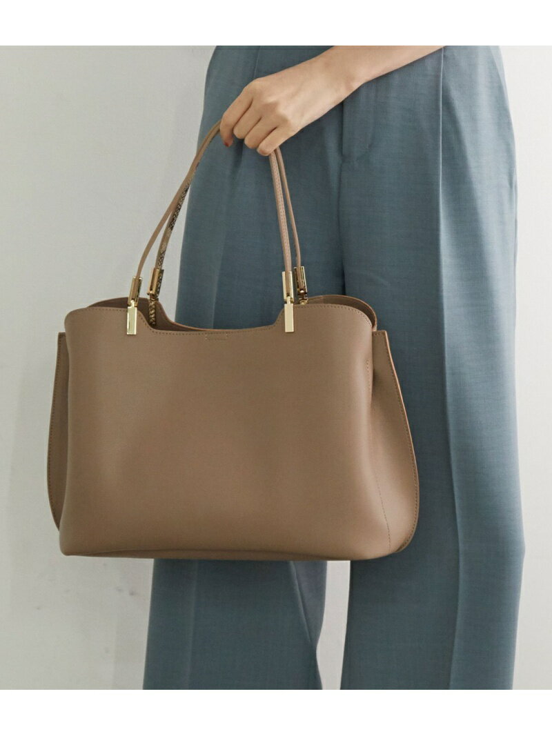 【SALE／50%OFF】ROPE' PICNIC PASSAGE 【新色追加】【軽量】レクタンメタル3層A4トートバッグ ロペピクニック バッグ トートバッグ ベージュ ブラック ホワイト ブラウン ピンクのサムネイル