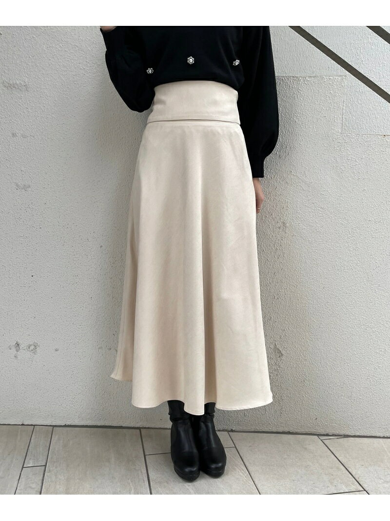 MAJESTIC LEGON 2wayハイウエストスカート マジェスティックレゴン スカート ロング・マキシスカート ネイビー ベージュ ブラック ブラウン ホワイト
