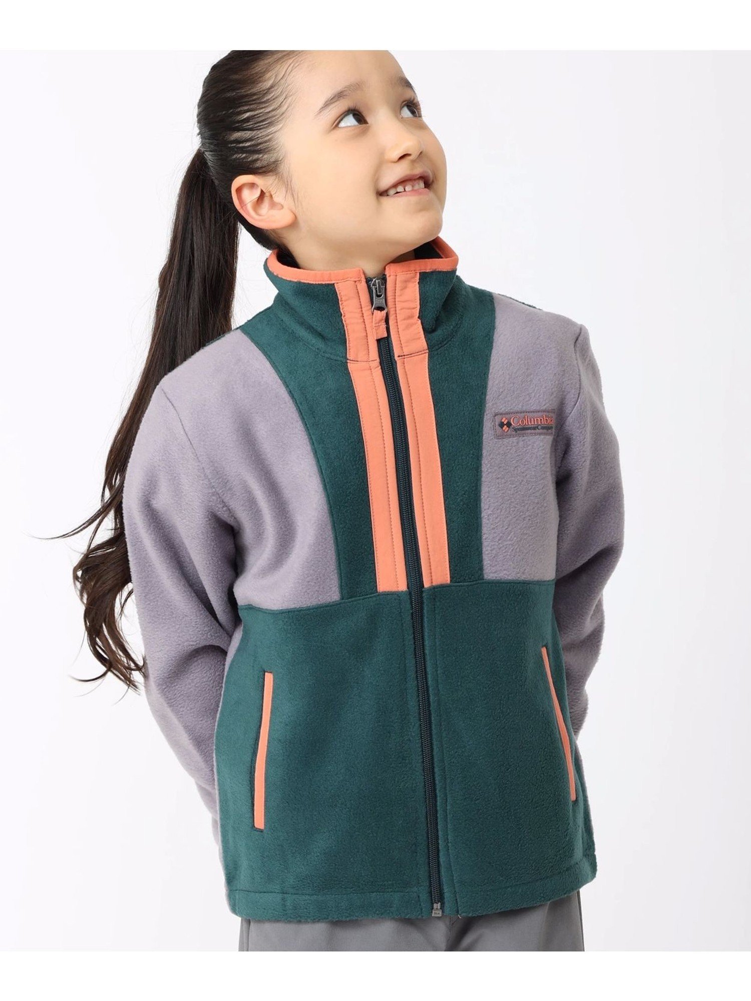 Columbia 【KIDS】バックボールフルジップフリース コロンビア ジャケット・アウター ブルゾン・ジャンパー ブラック ブルー レッド【送料無料】