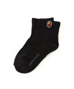 A BATHING APE APE HEAD ONE POINT SOCKS ア ベイシング エイプ 靴下・レッグウェア 靴下 ブラック ホワイト