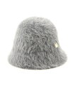 PAUL & JOE PAUL&JOE ACCESSOIRES ポール&ジョー 猫チャーム バケットハット ムーンバット 帽子 ハット グレー ベージュ ホワイト【送料無料】