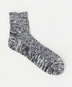 【SALE/30%OFF】BEAUTY&YOUTH UNITED ARROWS <Charcoal TOKYO> スラブ ミックス アンクレット ソックス ビューティー&ユース ユナイテッドアローズ 靴下・レッグウェア 靴下 ブラック