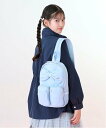 【SALE/50%OFF】mezzo piano Junior リボンボディバッグ ナルミヤオンライン バッグ リュック・バックパック ブルー ピンク【送料無料...