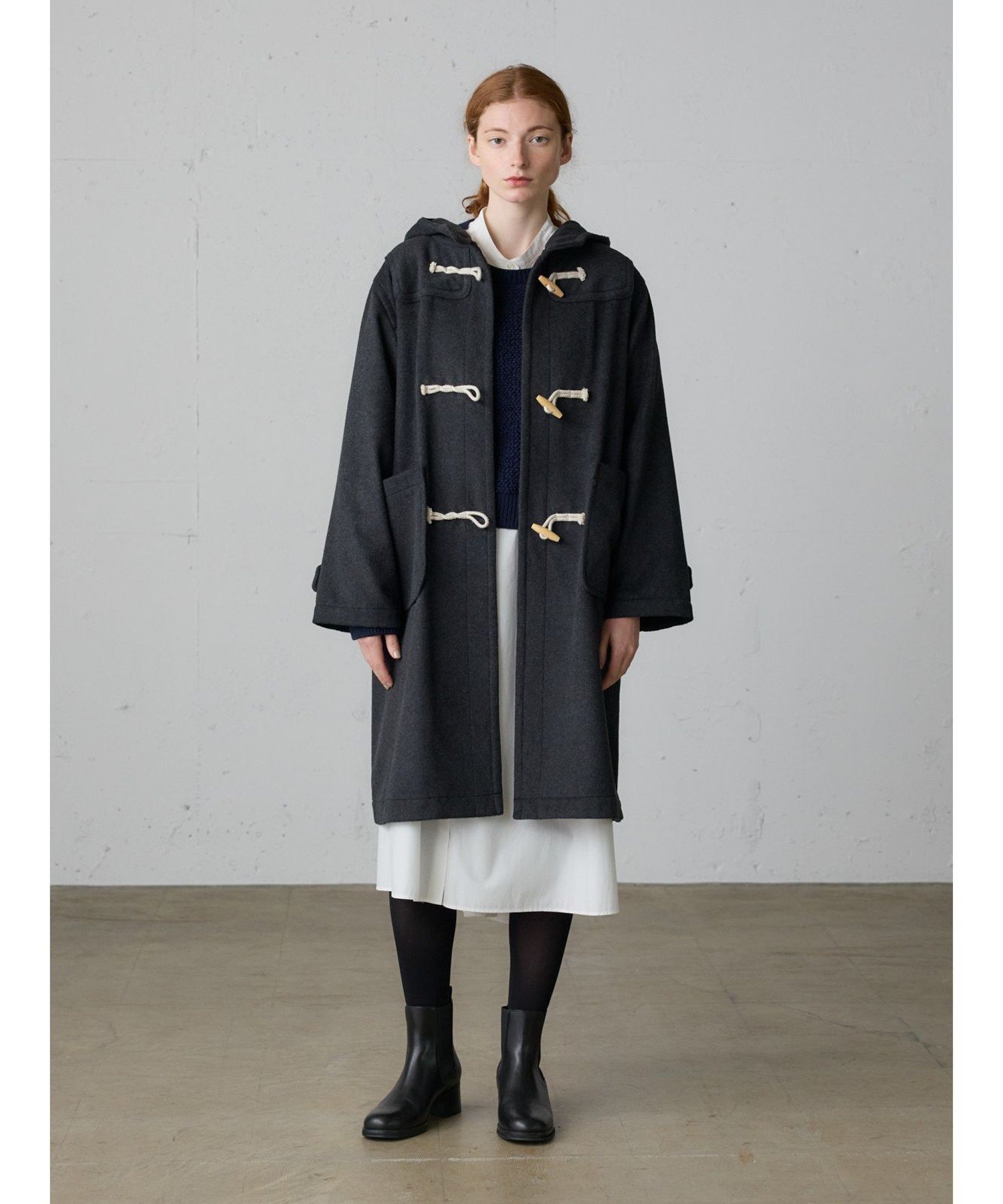 MidiUmi MidiUmi ダッフルコート マーコート ジャケット・アウター その他のジャケット・アウター グレ..