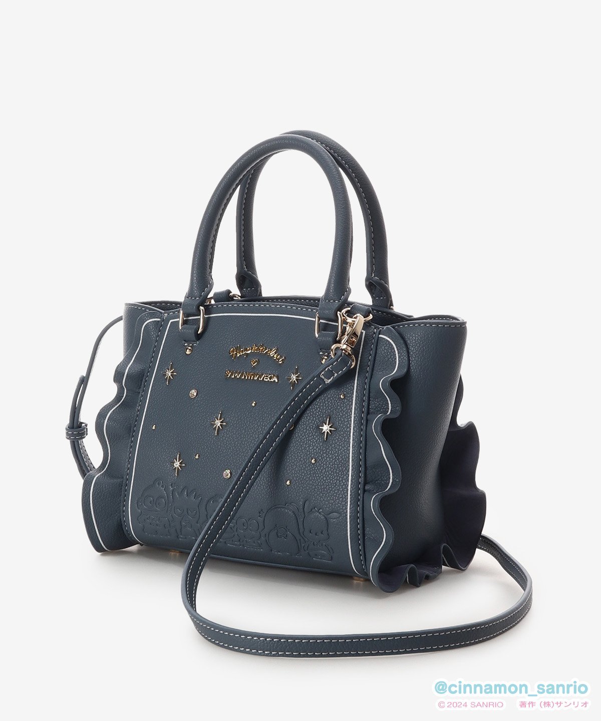 SAMANTHAVEGA 【はぴだんぶいコレクション】フラッター(ミニ) サマンサ ベガ バッグ ショルダーバッグ ネイビー