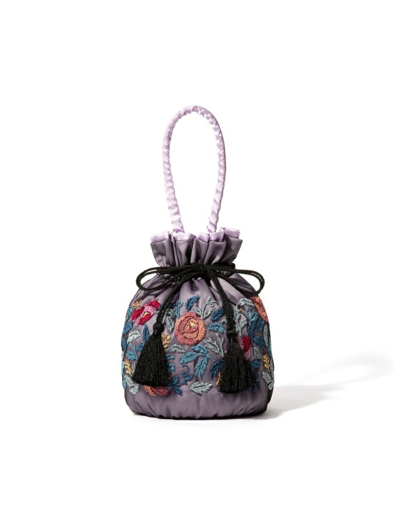 【SALE／44%OFF】Francfranc ANNA SUI 巾着バッグ チュール フランフラン バッグ ハンドバッグ ブラック