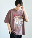 【SALE／13%OFF】LAKOLE (M)ピグメントバンドSST ラコレ トップス カットソー・Tシャツ オレンジ グレー ブルー