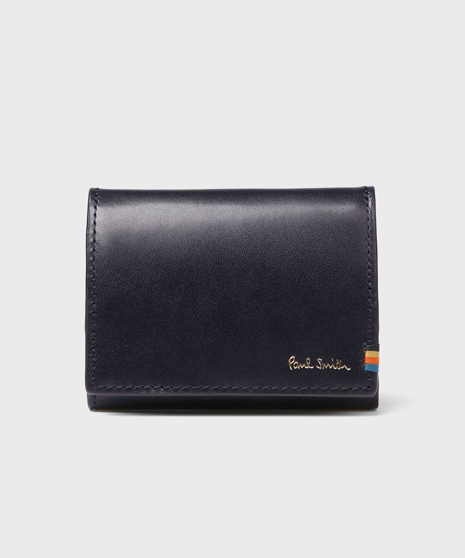 ポールスミス 【SALE／30%OFF】Paul Smith 【公式】ストライプステッチタブ コインケース ポール・スミス　アウトレット 財布・ポーチ・ケース コインケース・小銭入れ・札入れ ネイビー ブラウン ブラック【送料無料】