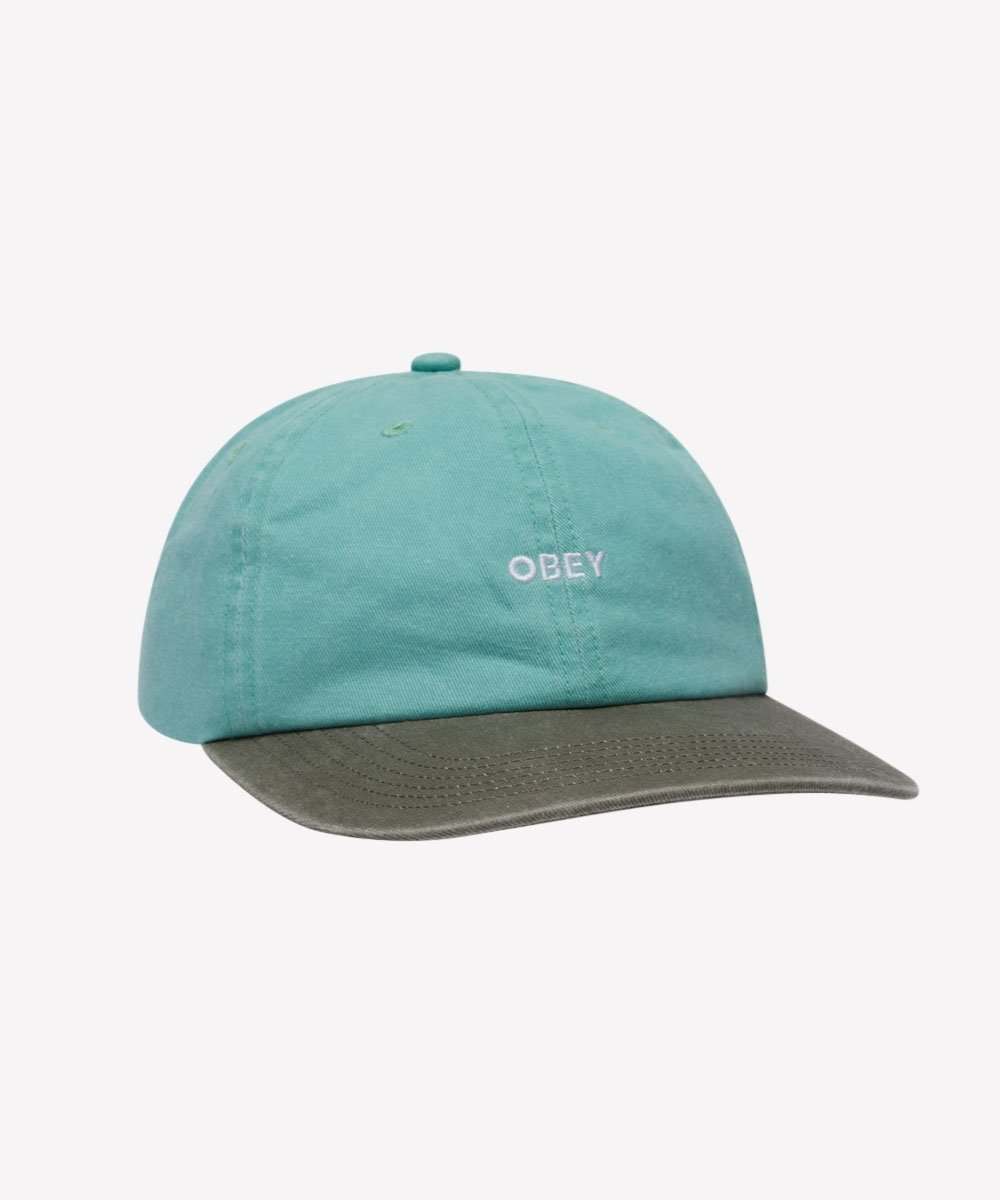 OBEY OBEY 2 TONE BOLD 6 PANEL / オベイ オーバーライド 帽子 キャップ カーキグリーン【送料無料】