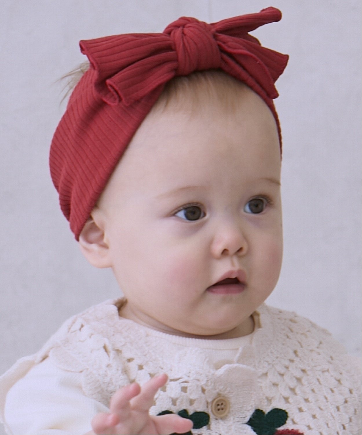 petit main リボンヘアバンド ナルミヤオンライン マタニティウェア・ベビー用品 その他のベビーグッズ ブルー ピンク ベージュ ホワイト 2