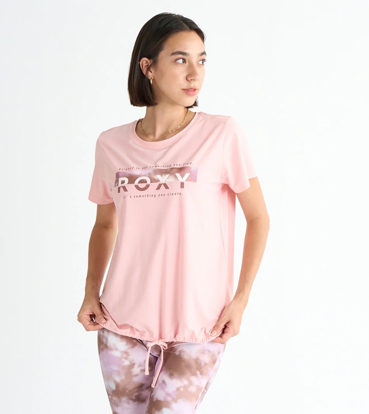 ROXY YOUR FLAVA TEE ロキシー トップス カットソー・Tシャツ ブラック
