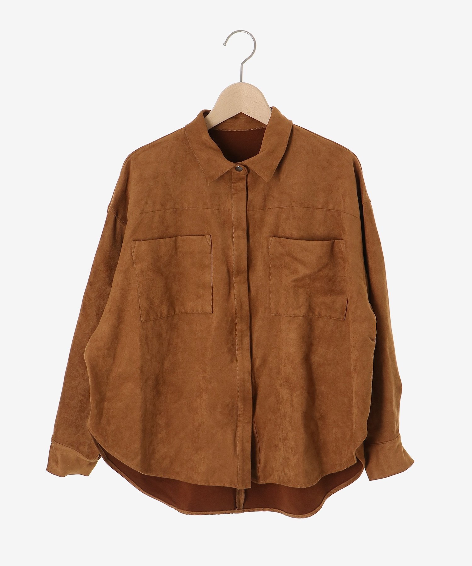 【SALE／40%OFF】le.coeur blanc 合皮ポケットオーバーシャツ ルクールブラン トッ...