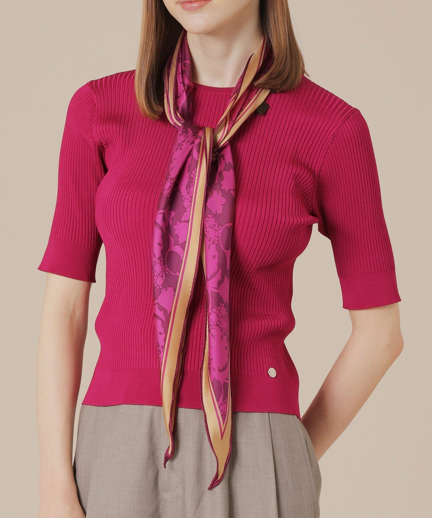 MACKINTOSH LONDON 【婦人画報11月号掲載】【Diamond Shape Scarf/ダイヤモンドシェイプスカーフ】バイ..