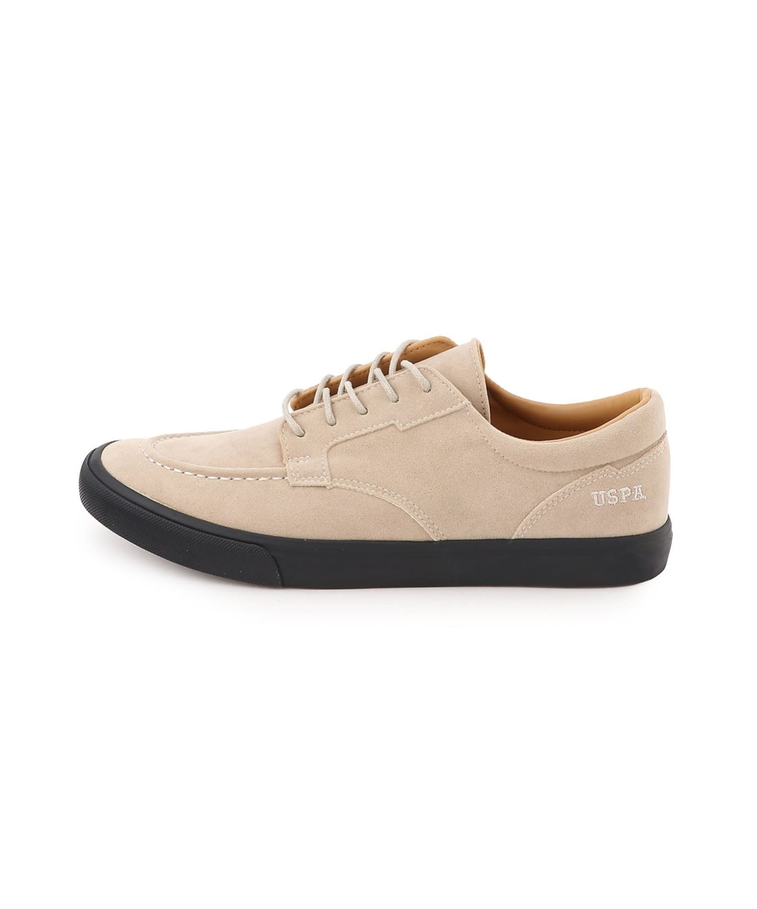 【SALE／20%OFF】U.S. POLO ASSN. U.S. POLO ASSN./(M)フェイクスウェードモカシン ジーンズメイト シューズ・靴 モカシン・デッキシューズ ベージュ ブラック【送料無料】