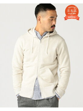 BEAMS MEN LOOPWHEELER*BEAMS PLUS / 別注 スリム スウェットパーカー ビームス メン カットソー スウェット グレー ホワイト ネイビー【送料無料】
