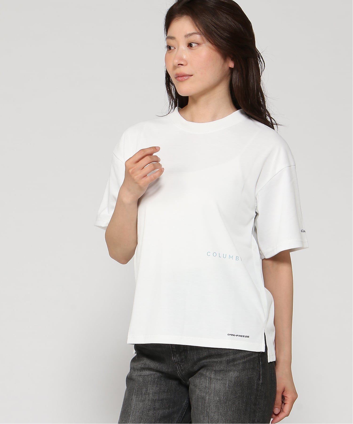 Columbia/(W)Ballard Garden OFZ 半袖Tシャツ スラッシャー バイ リフルページ トップス カットソー・Tシャツ ブラック パープル ホワイト