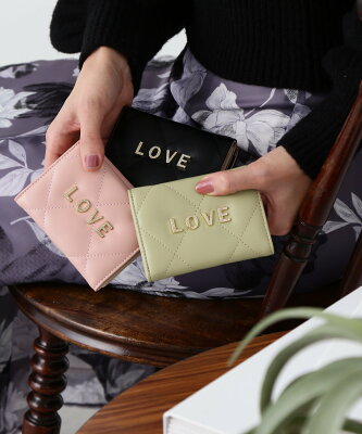 JILL by JILLSTUART LOVEシリーズ (三つ折り財布) ジル バイ ジル スチュアート 財布・ポーチ・ケース 財布 ピンク ブラック グリーン【送料無料】