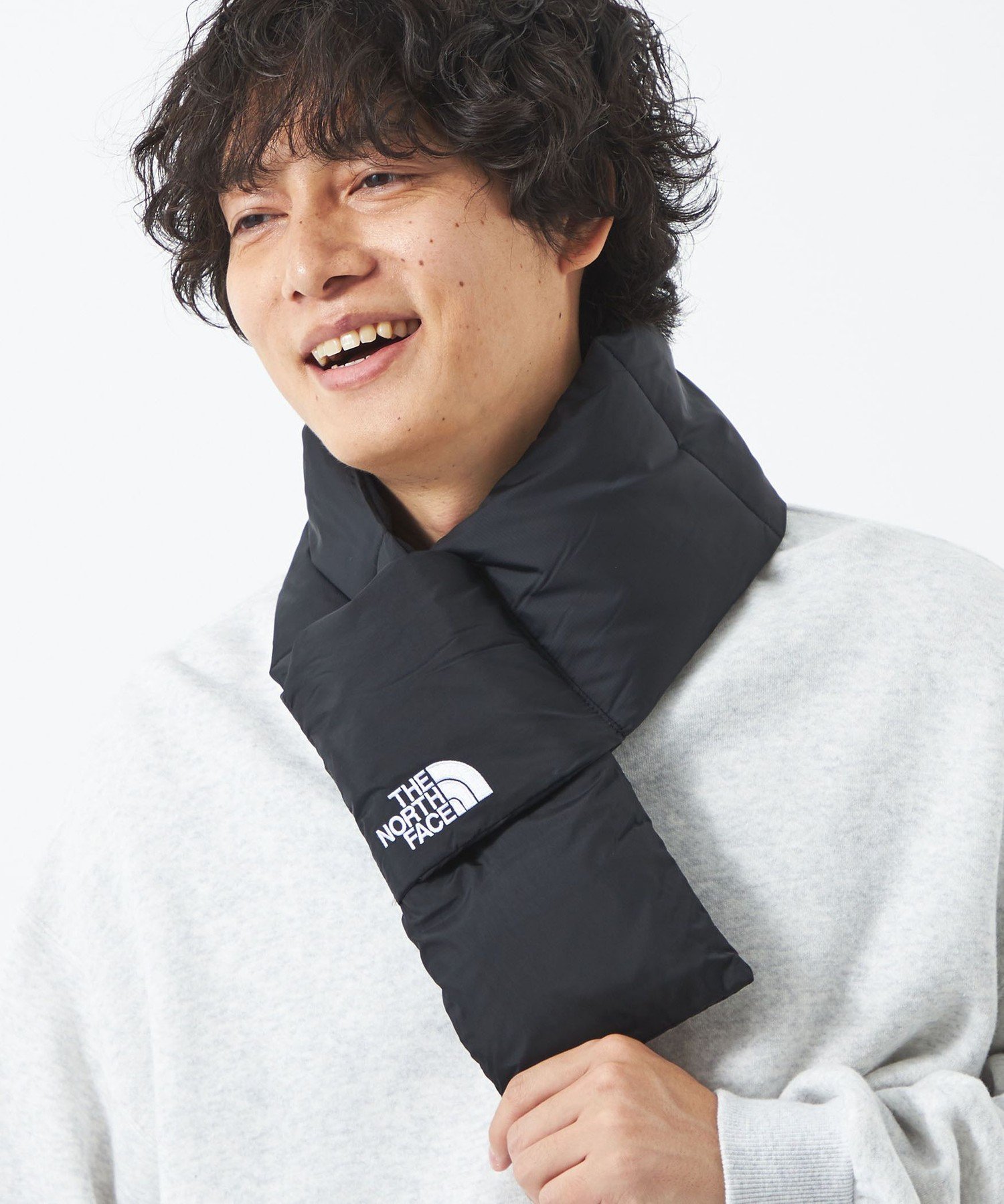 ザ・ノース・フェイス ネックウォーマー メンズ UNITED ARROWS green label relaxing ＜THE NORTH FACE＞ヌプシマフラー ダウンマフラー ユナイテッドアローズ グリーンレーベルリラクシング ファッション雑貨 マフラー・ストール・ネックウォーマー ブラック カーキ【送料無料】