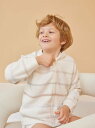 【SALE/30%OFF】gelato pique 【KIDS】スムーズィーカラフルボーダーパーカ ジェラートピケ トップス パーカー・フーディー ピンク ホワ...