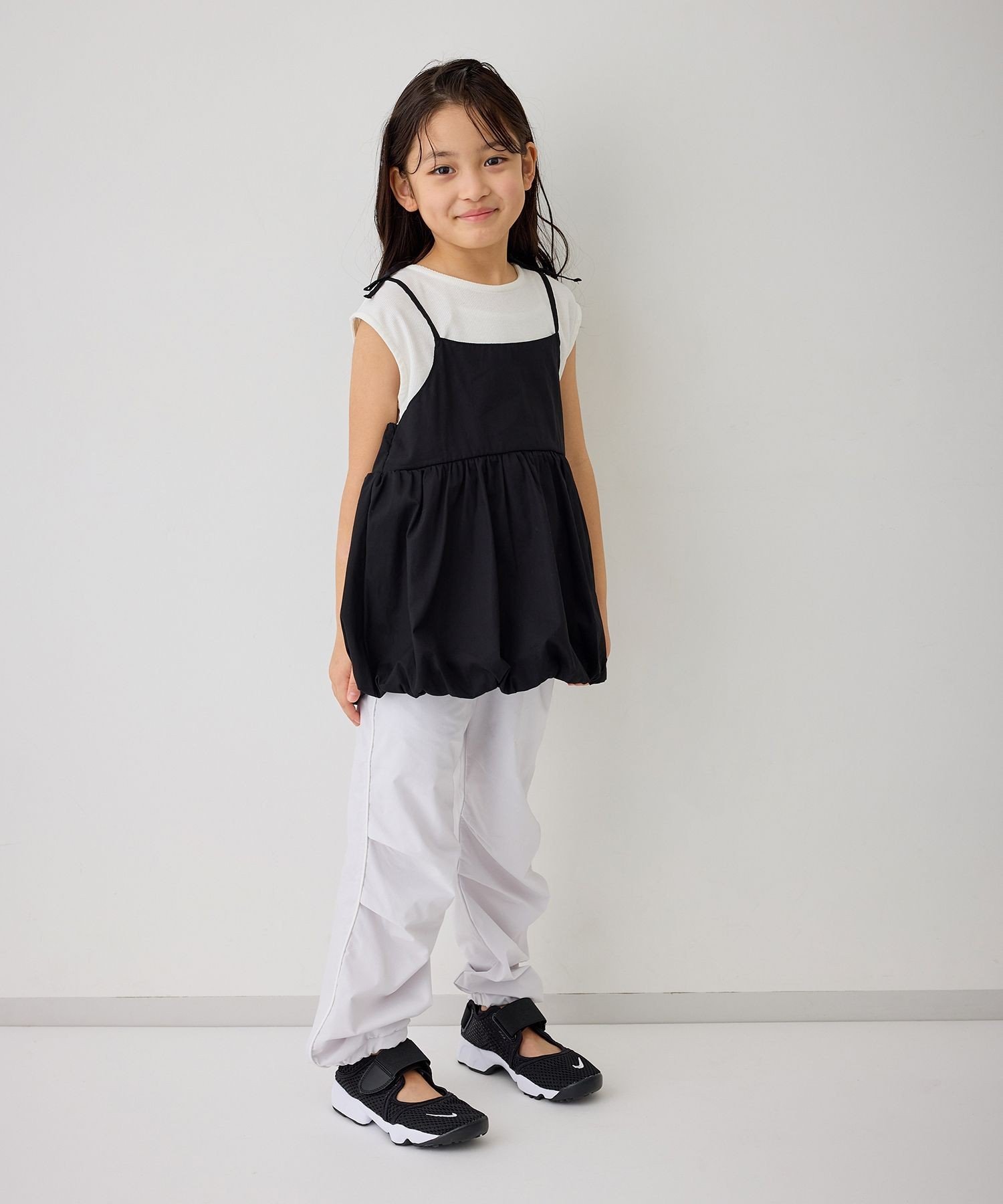 ROPE' PICNIC KIDS 【KIDS/キッズ】バルーンビスチェドッキングトップス ロペピク...